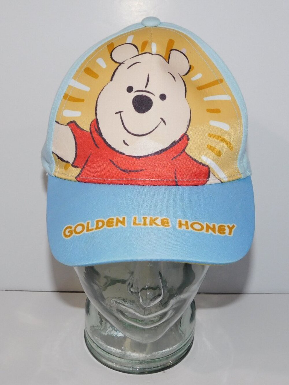 Disney Winnie the Pooh Golden Like Honey Kids 4-6X Strap back Baseball hat